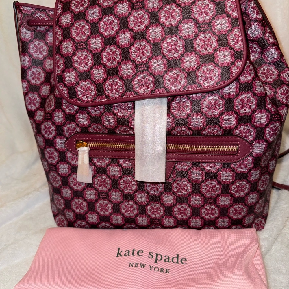 $20 Entry Kate Spade Spade Flower Monogram w/Charm NWT - Picture 6 of 9